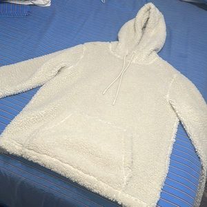 H&M Relaxed Fit Teddy Fleece Hoodie